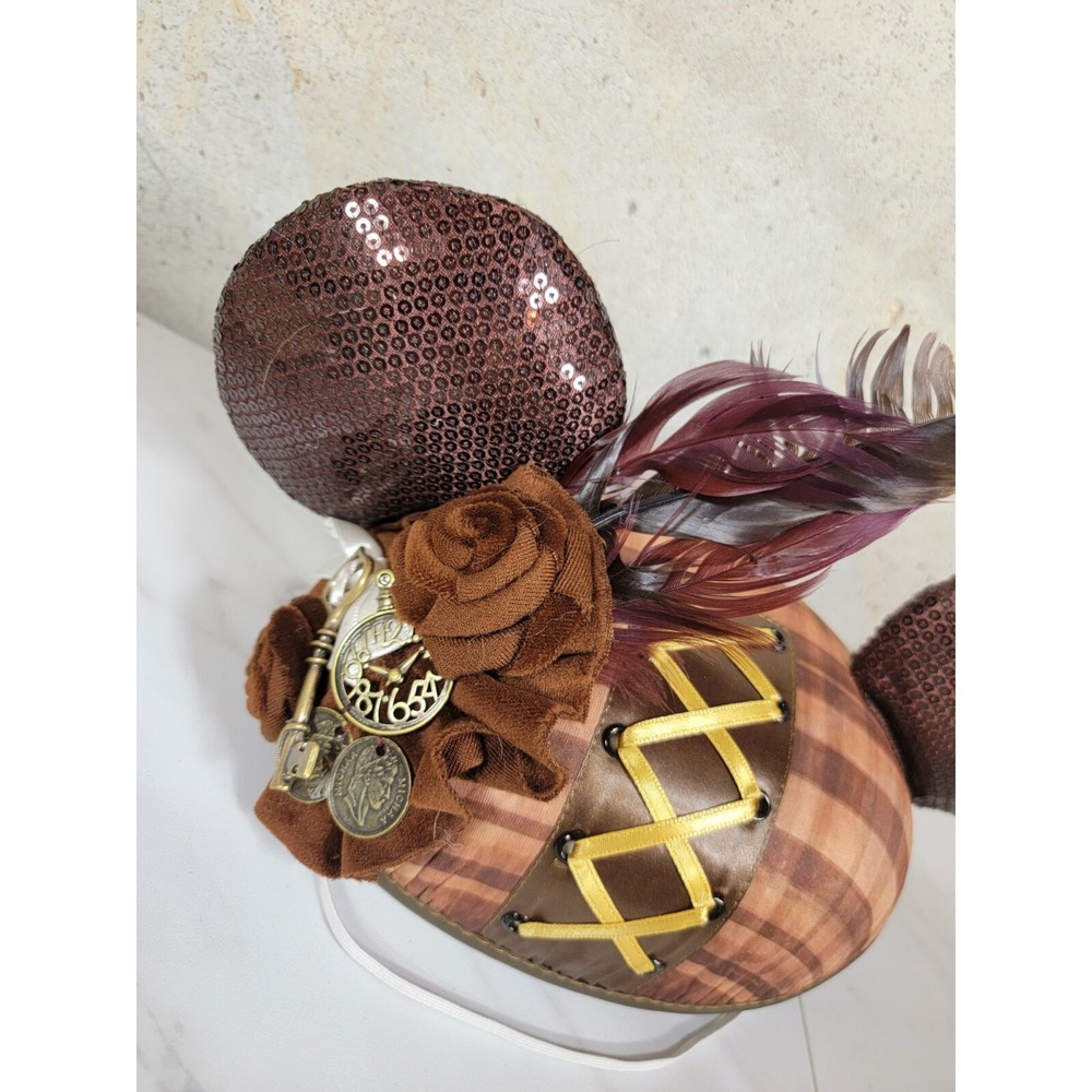 Disney Steampunk Minnie Ears Hat Limited Release 2013 Couture Year Of The Ear - Picture 9 of 10